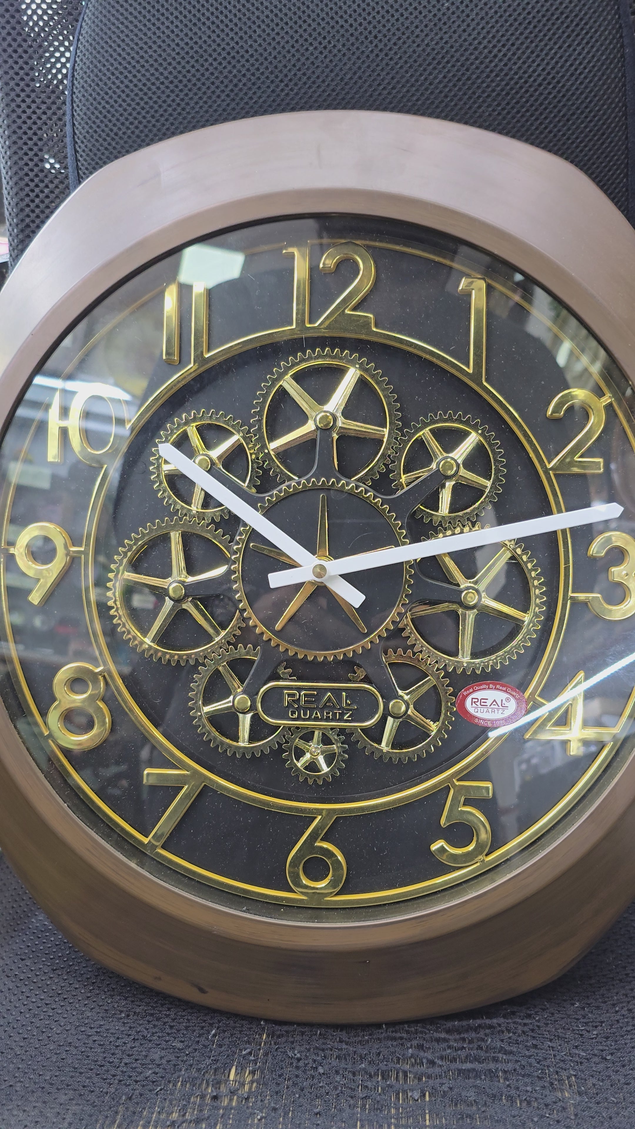 Real Gear Wall Clock