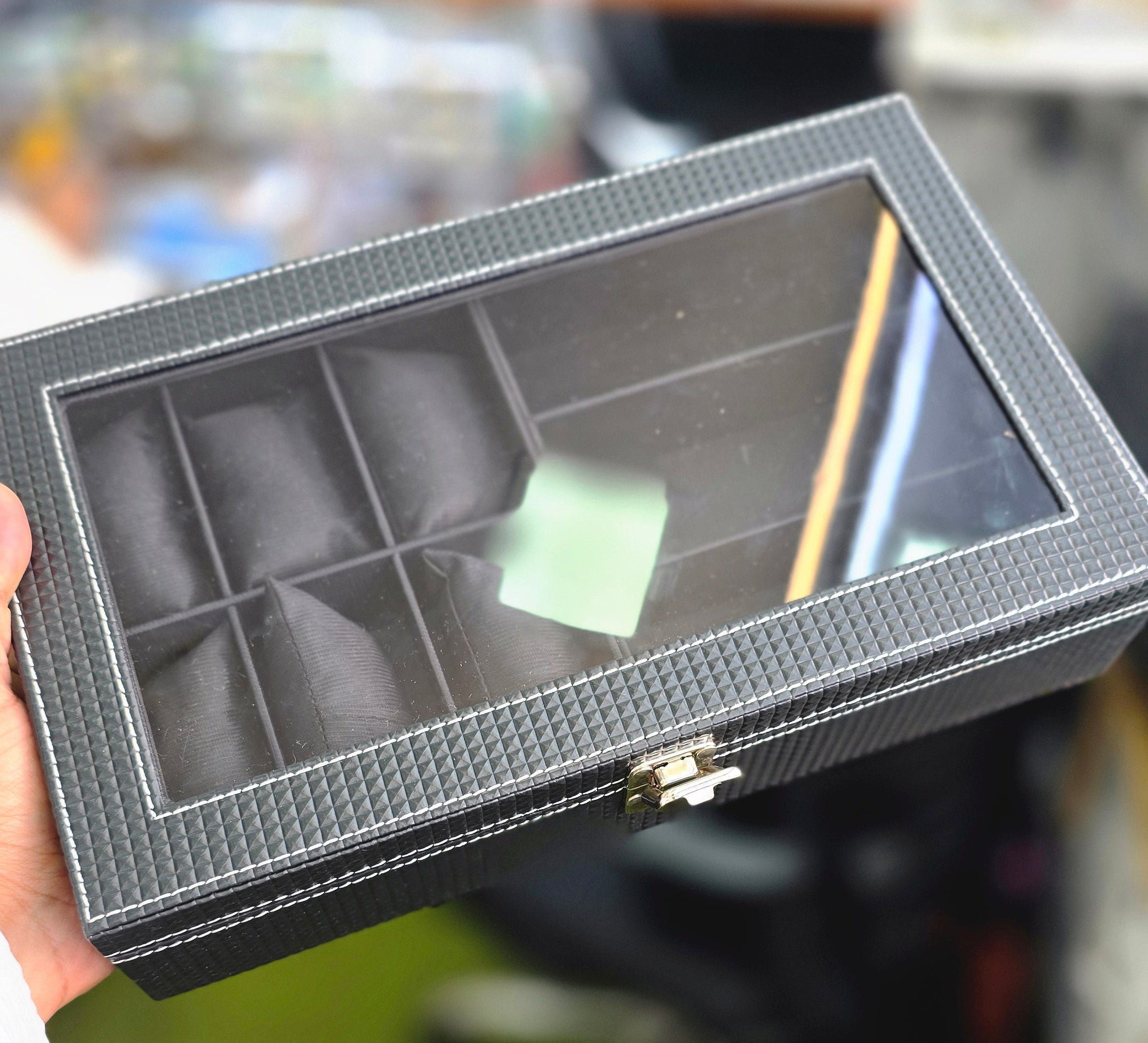 Watch Organizer 6 Slots With Sunglass Organizer 3 Slots.