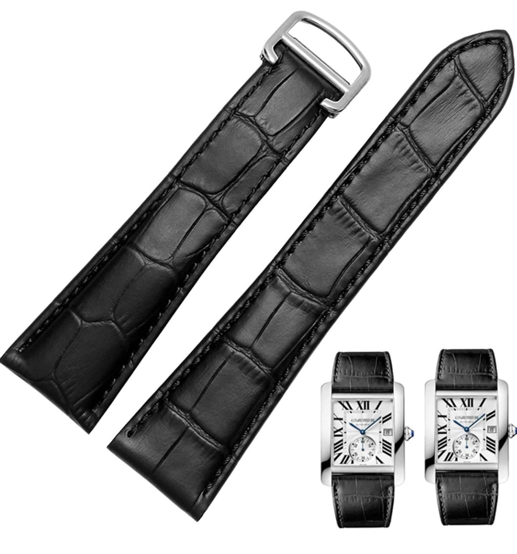 Cartier Tank Genuine Leather Leather Belt, 25mm