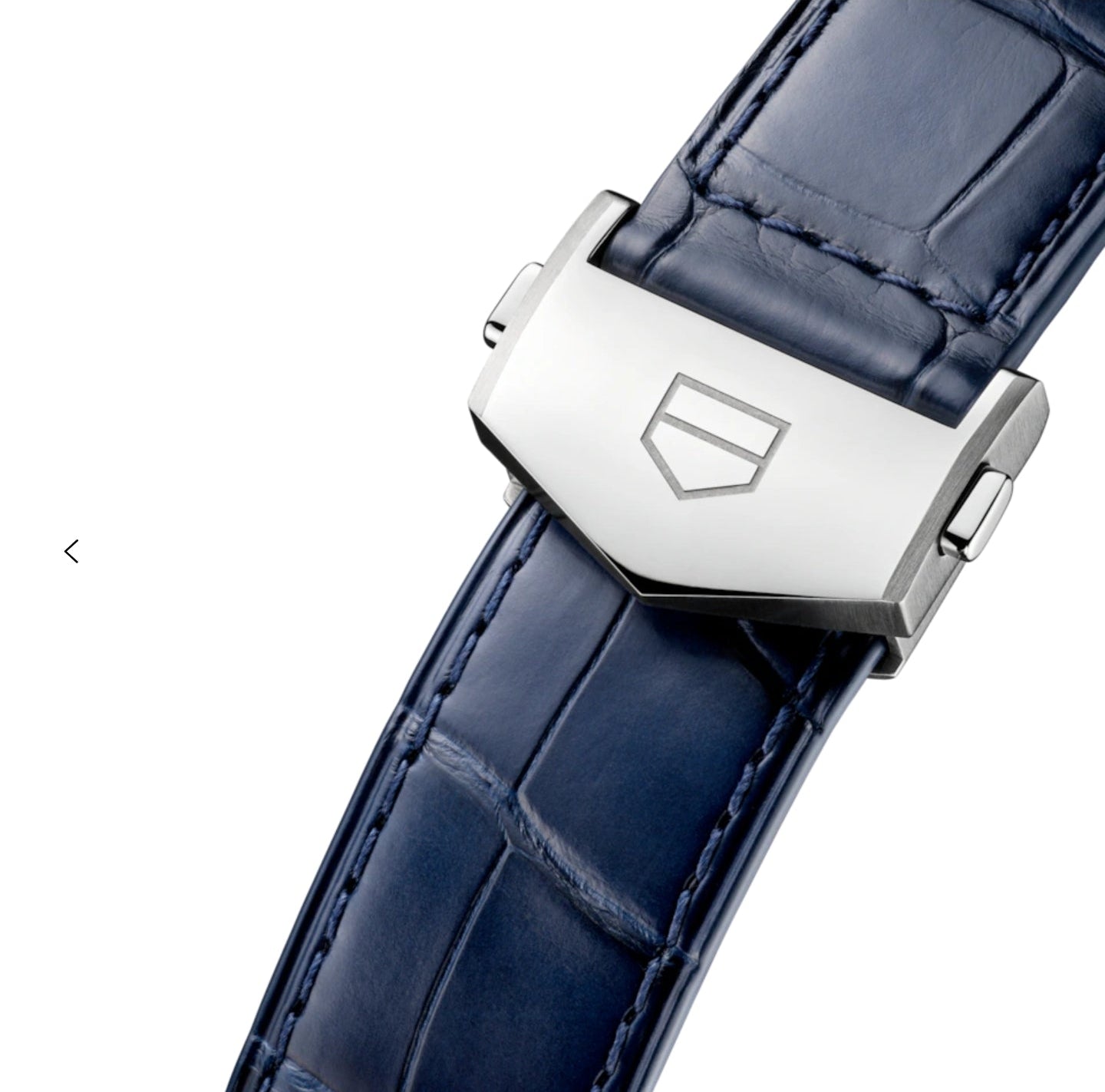 TAG HEUER CARRERA BLUE ALLIGATOR LEATHER STRAP