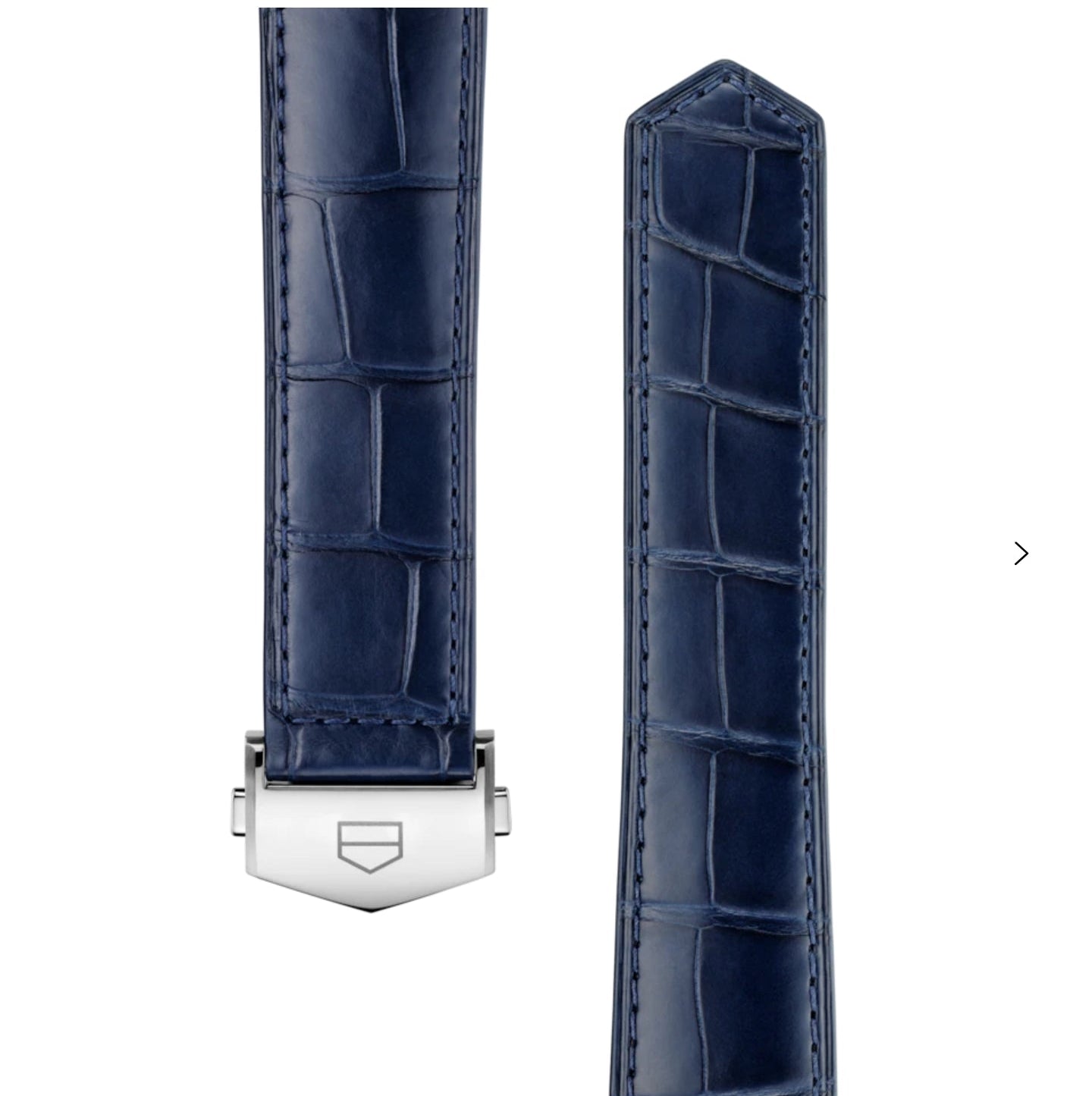 TAG HEUER CARRERA BLUE ALLIGATOR LEATHER STRAP