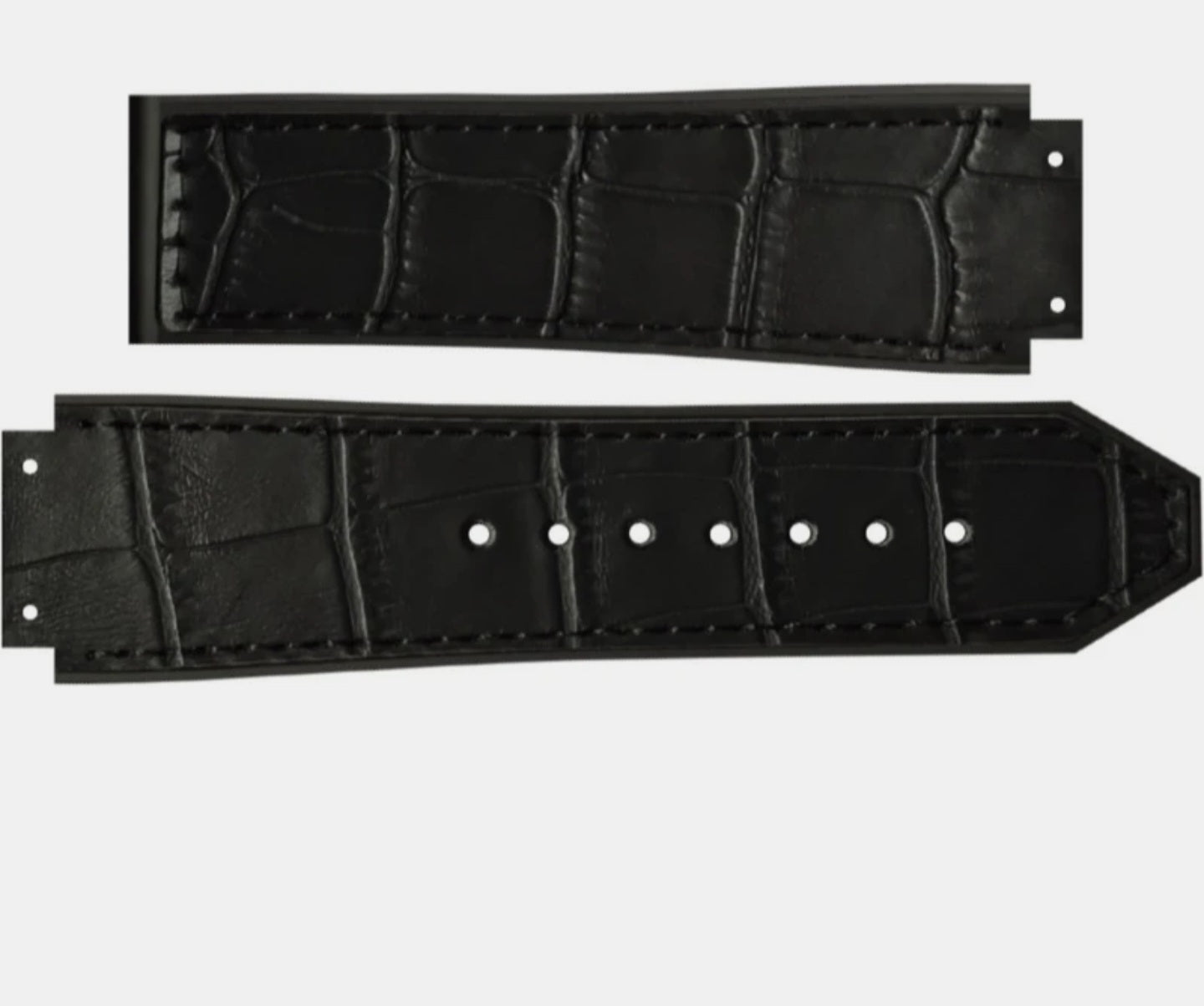 HUBLOT BLACK CROCO BELT