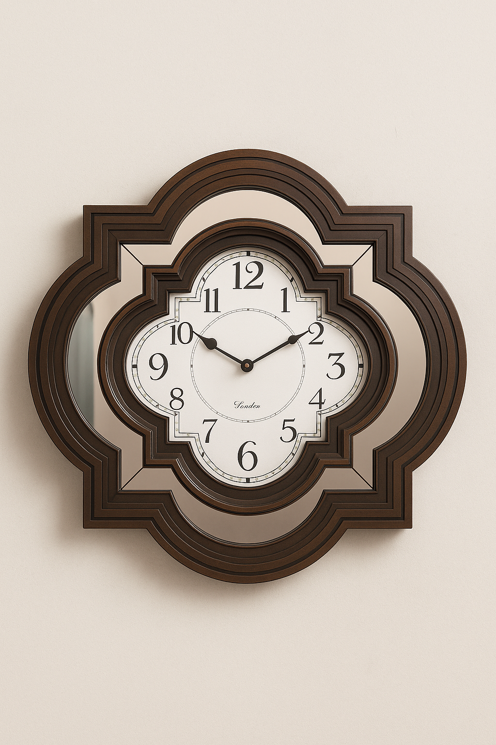 Mirrored Wall Clock